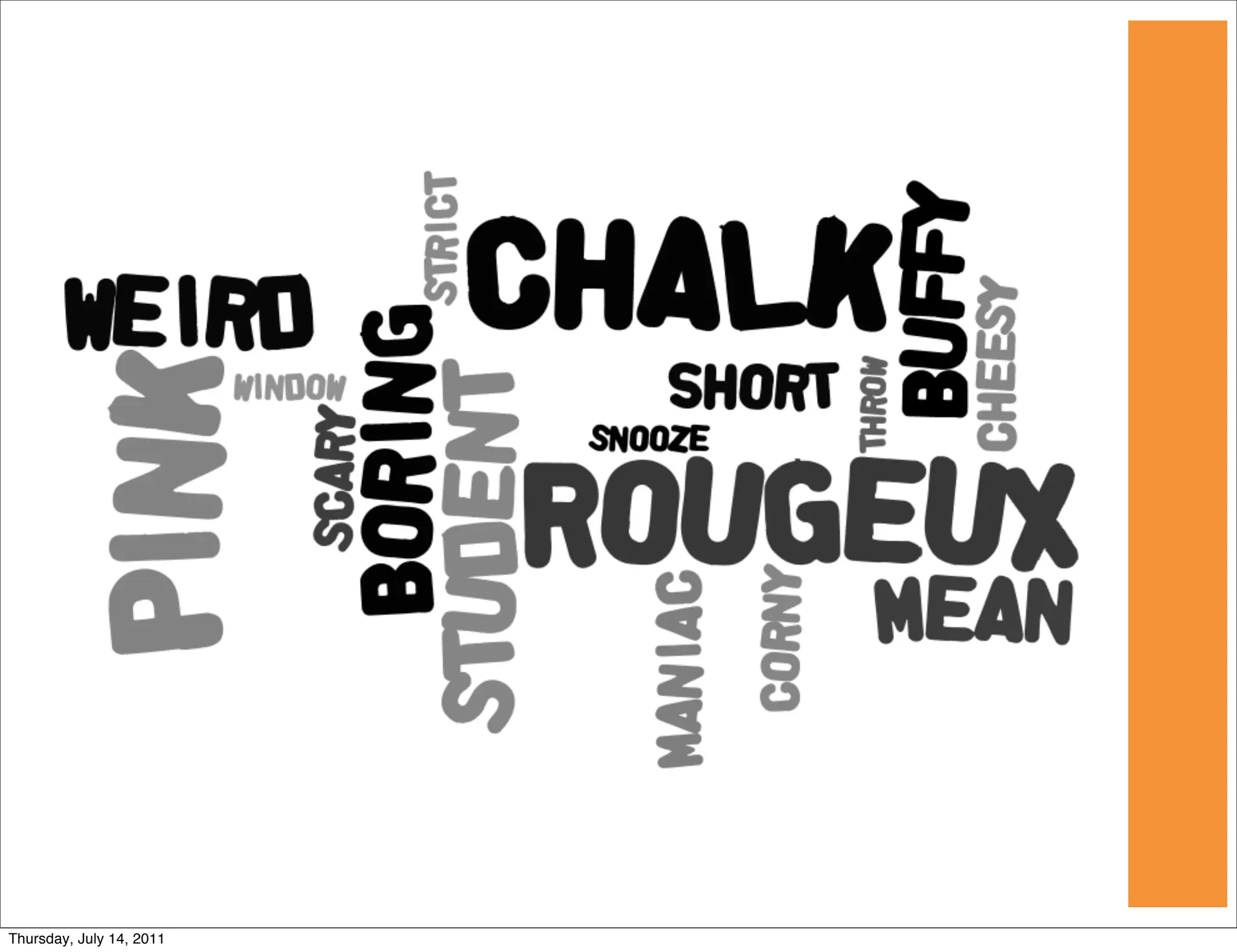 Thursday, July 14, 2011
 