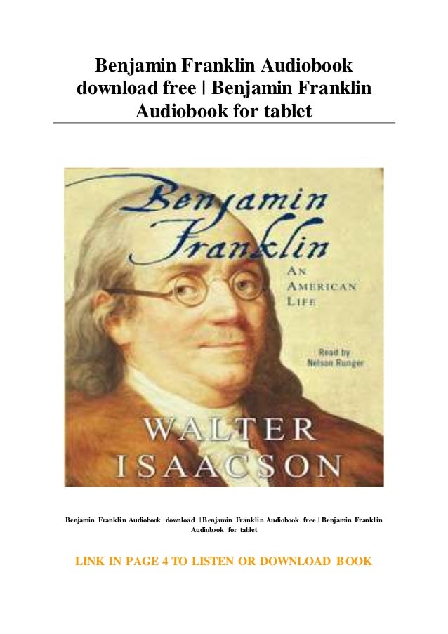 Benjamin Franklin Audiobook download free Benjamin
