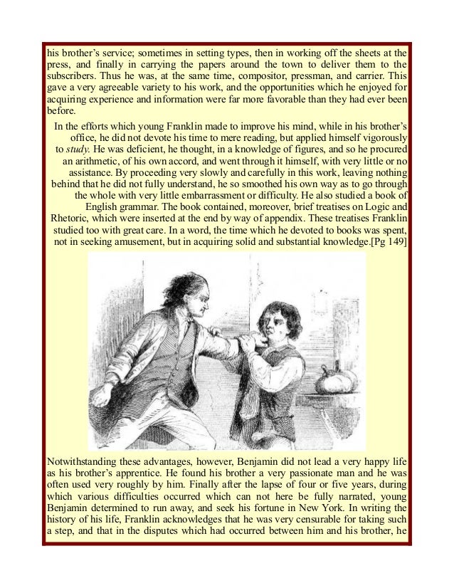 Benjamin Franklin Early And Private Life