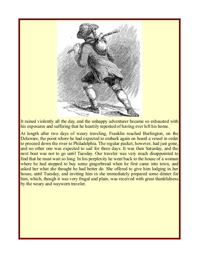 Benjamin Franklin Early And Private Life
