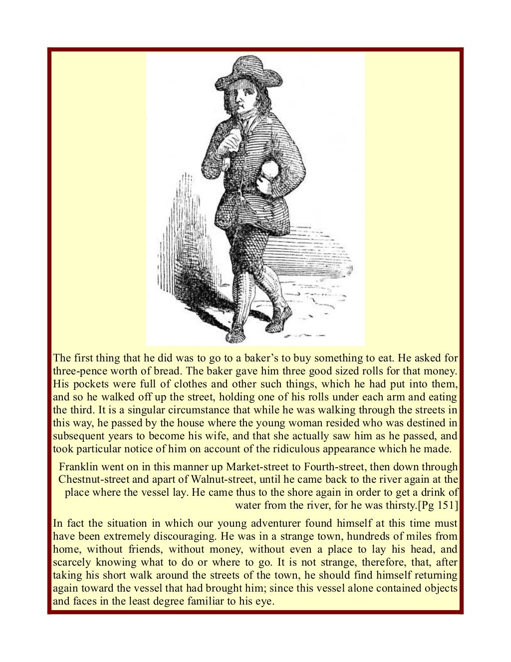 Benjamin Franklin Early And Private Life