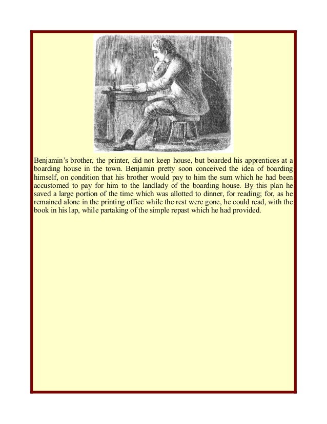 Benjamin Franklin Early And Private Life