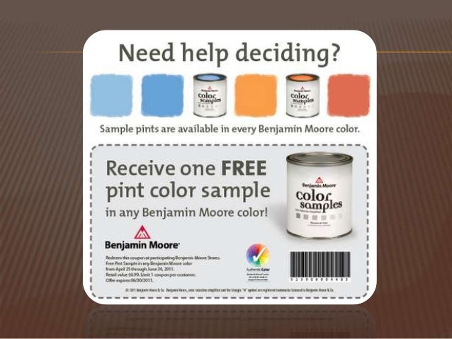 Benjamin moore coupons