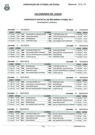 Benjamins apuramentocampeao