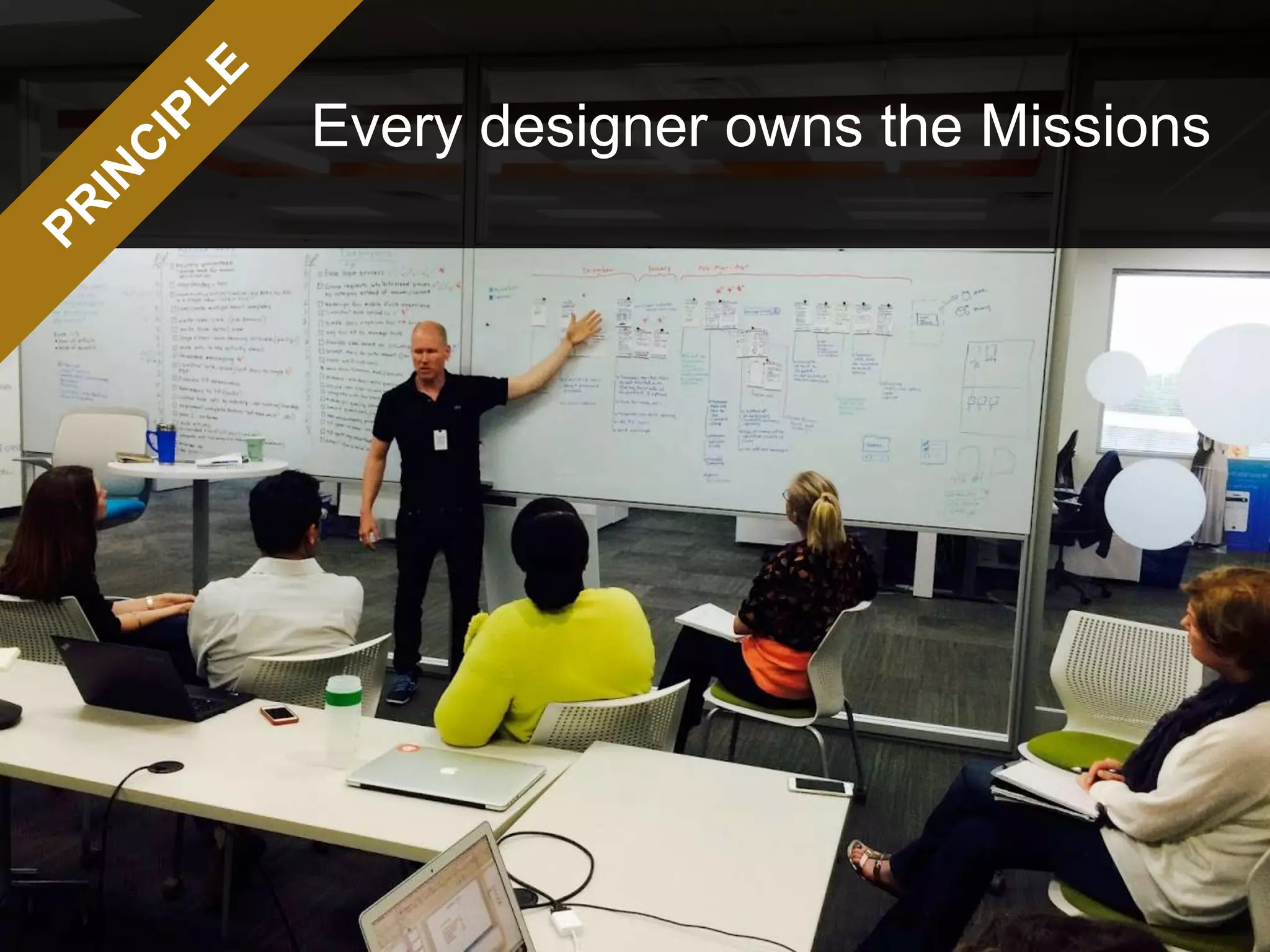 Every designer owns the Missions
 