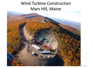 Ben Luce Presentation on Wind in Vermont From Grafton Vermont 11-26-12
