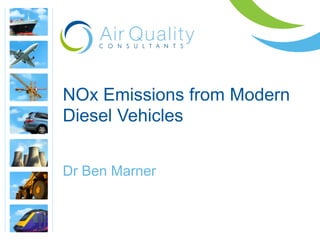 NOx Emissions from Modern
Diesel Vehicles
Dr Ben Marner
 