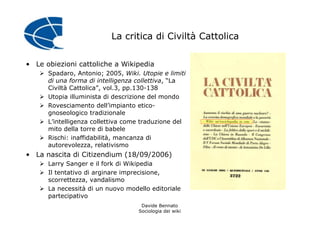 La sociologia dei Wiki