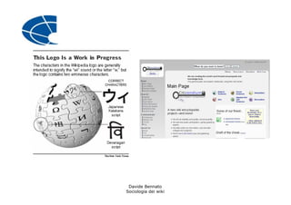 La sociologia dei Wiki