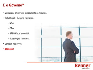 Grande impacto no custo final do produto.