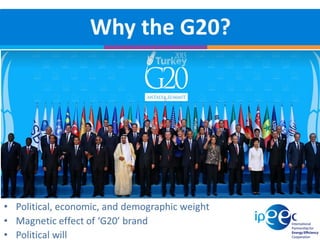 Energy Efficiency: A strategy at the heart of the G20