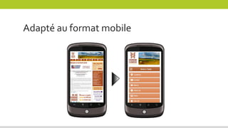 Adapté au format mobile
 
