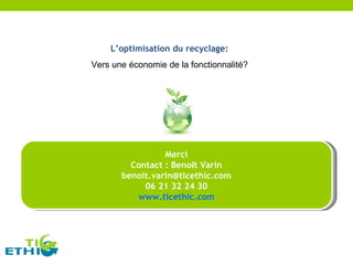 Benoit Varin TicEthic Brest TIC et DD