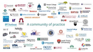 A community of practice
 