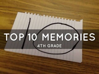 Ben's top 10 memories