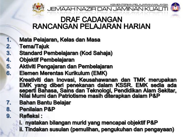 Bentang rph kssr 2