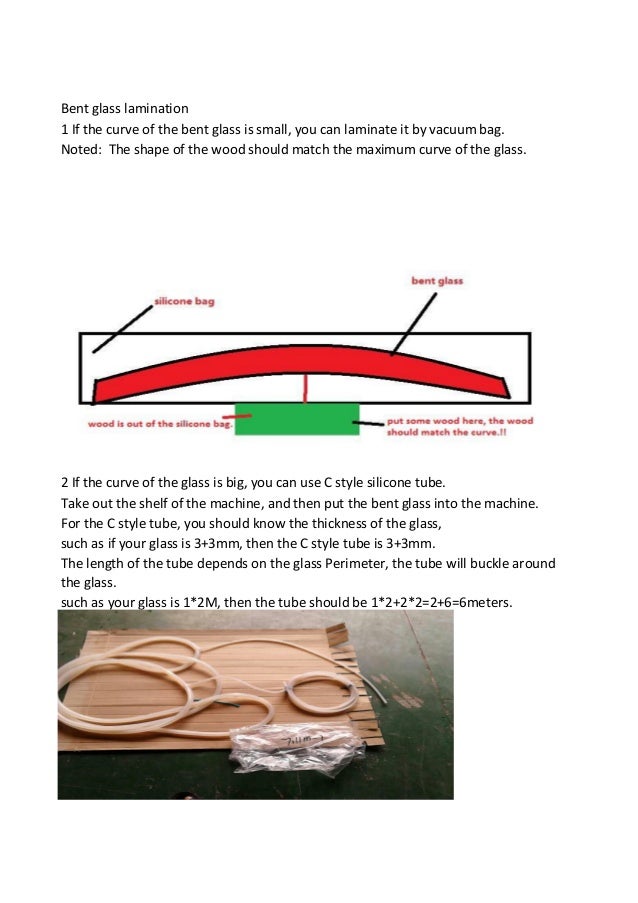 How do you laminate the bend glass with EVA FILM(EVA vacuum heating m…