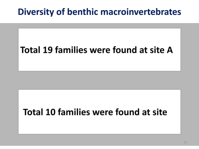 Benthic macroinvertebrates as the bioindicators of freshwater polluton ...
