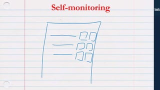 Self-monitoring 
 