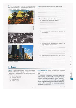 Tarefa de Geografia completa