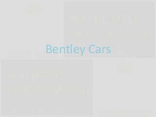 Bentley Cars

 