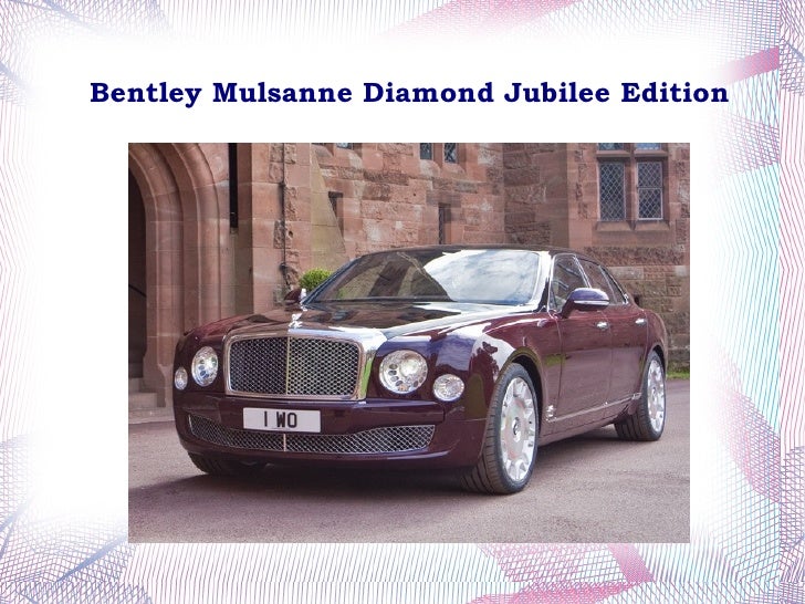Bentley Mulsanne Diamond Jubilee Edition Revealed Bentley Mulsanne Diamond Jubilee Edition Revealed