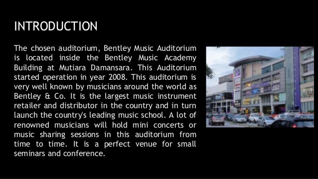 Bentley Music Auditorium