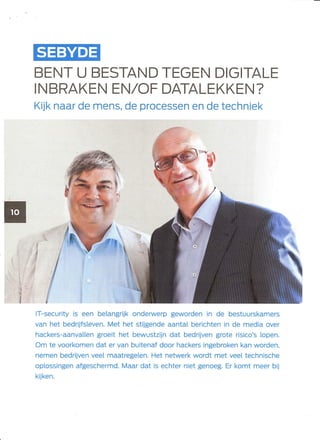 Bent u bestand tegen digitale inbraken