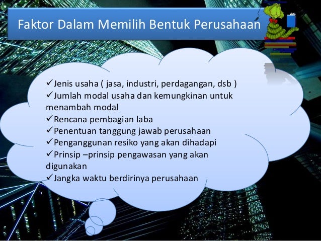 Pengantar Bisnis - Bentuk bentuk badan usaha