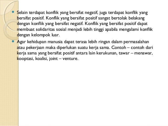 Bentuk bentuk interaksi sosial, Novi Catur Muspita