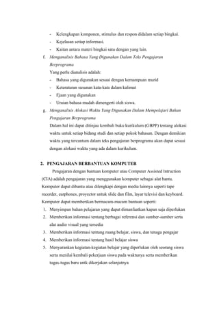 Bentuk bentuk pengajaran individual (KELOMPOK 4)