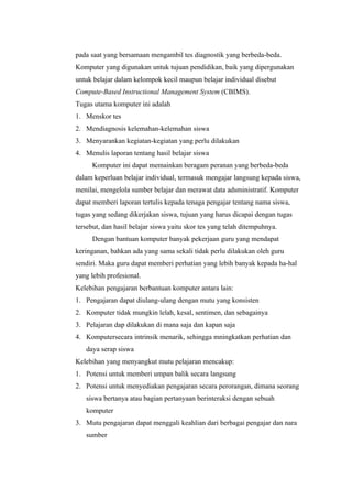 Bentuk bentuk pengajaran individual (KELOMPOK 4)