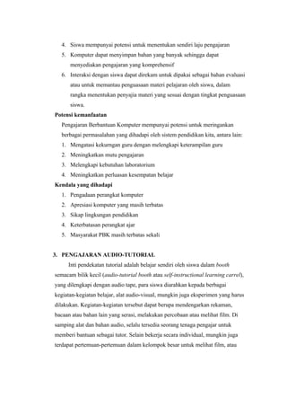 Bentuk bentuk pengajaran individual (KELOMPOK 4)