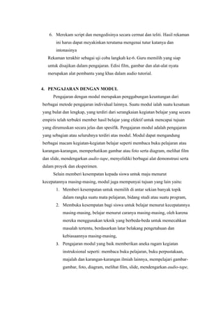 Bentuk bentuk pengajaran individual (KELOMPOK 4)