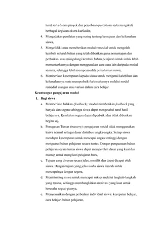 Bentuk bentuk pengajaran individual (KELOMPOK 4)