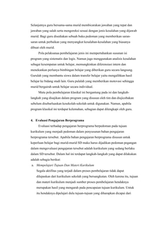 Bentuk bentuk pengajaran individual (KELOMPOK 4)