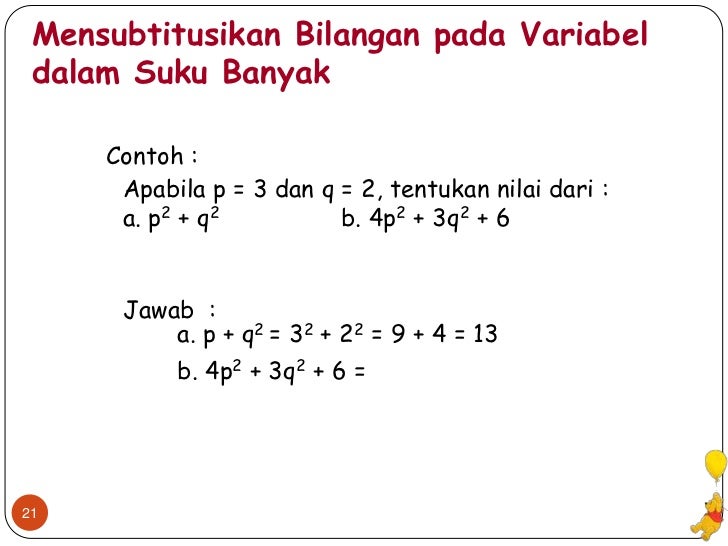 Bentuk aljabar