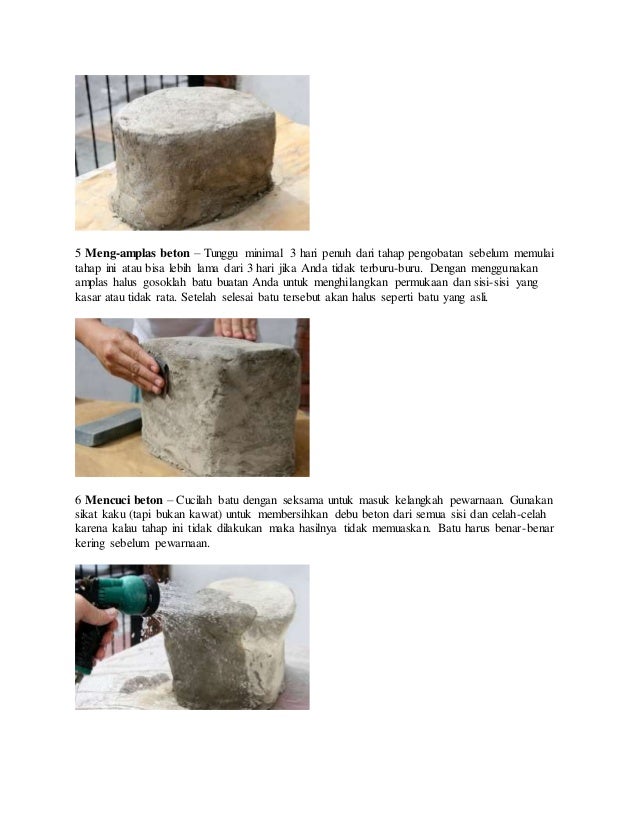 Bentuk batu buatan Bentuk batu buatan