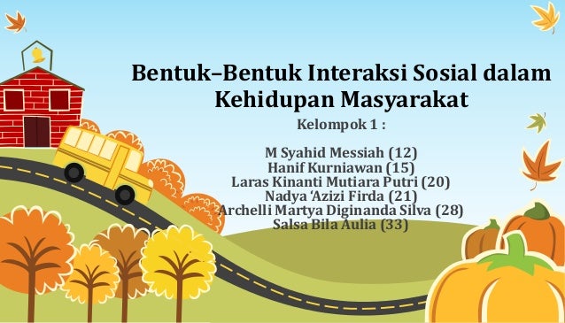 Bentuk Bentuk Interaksi Sosial Dalam Kehidupan Masyarakat