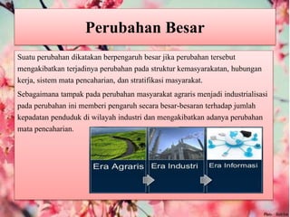 Bentuk – bentuk perubahan sosial | PPTX