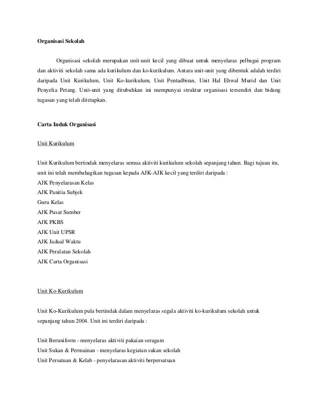 Bentuk Hirarki Pentadbiran Dan Perkaitan Dengan Organisasi Sekolah