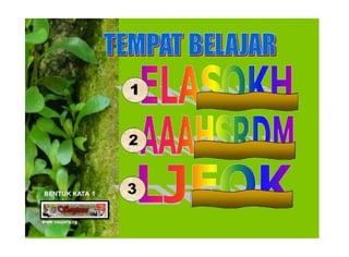 Siri Permainan Bahasa : Bentuk Kata 1