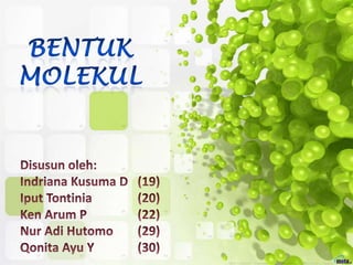 Meramalkan Bentuk Molekul