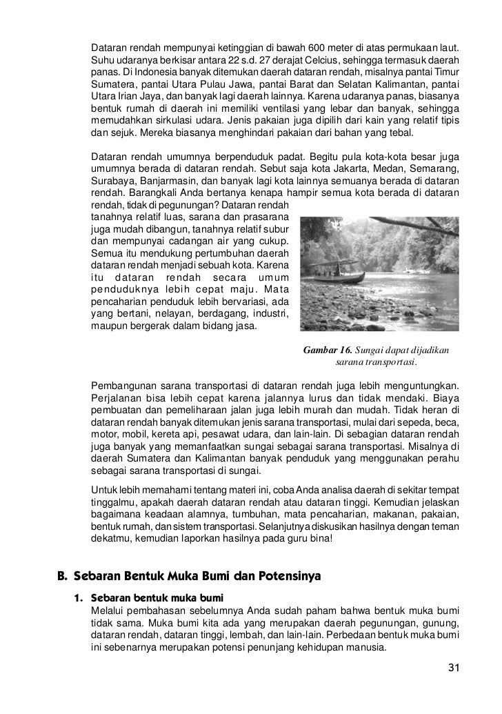 Bentuk Muka Bumi