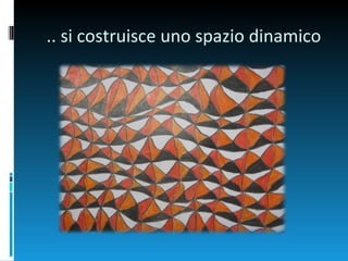 .. si costruisce uno spazio dinamico
 