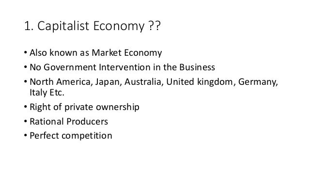 capitalist economy