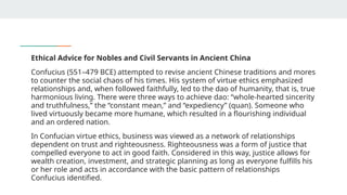 BEN Chapter 2: Ethics from Antiquity to the Present .pptx