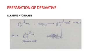 PREPARATION OF DERIVATIVE
ALKALINE HYDROLYSIS
 