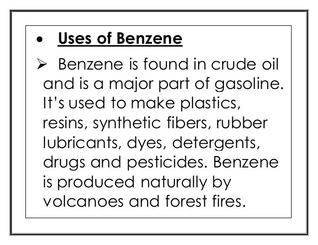 Benzene Uses