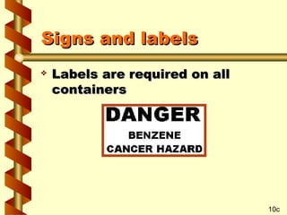 Benzene.ppt training powerpoint safety meeting | PPT